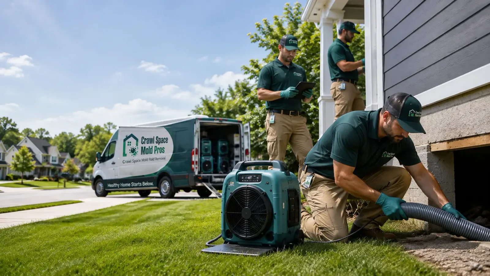 Crawl Space Mold Removal in Marietta, MN
